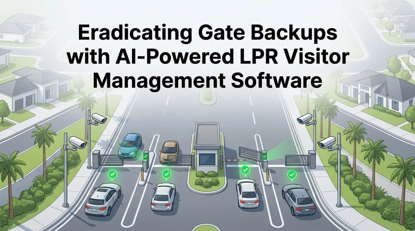End Florida Gate Backups With AI License Plate Scanners